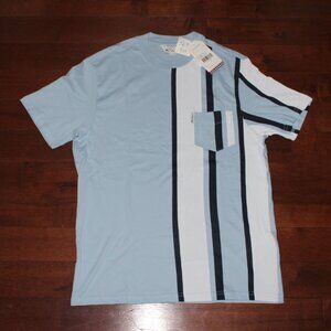 BEN SHERMAN Vertical Striped Pocket tee